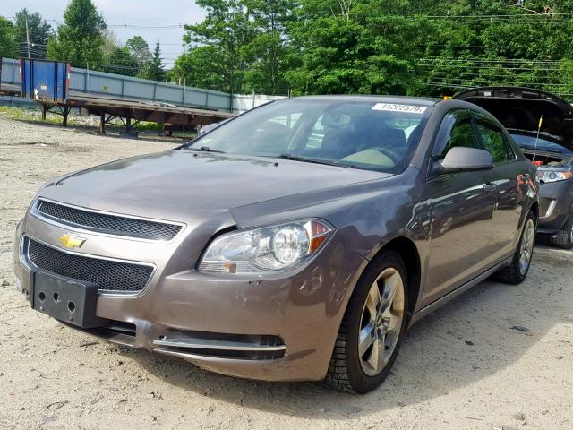 1G1ZC5EB6AF279824 - 2010 CHEVROLET MALIBU 1LT BROWN photo 2