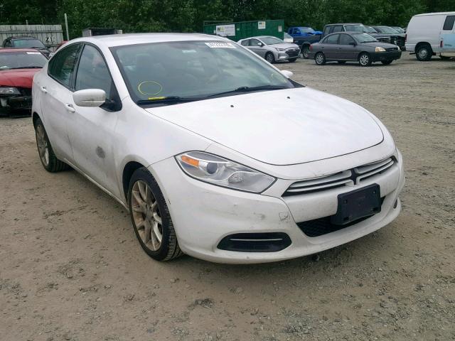 1C3CDFBA3DD104432 - 2013 DODGE DART SXT WHITE photo 1