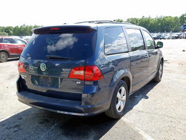 2V8HW34129R595057 - 2009 VOLKSWAGEN ROUTAN SE BLUE photo 4