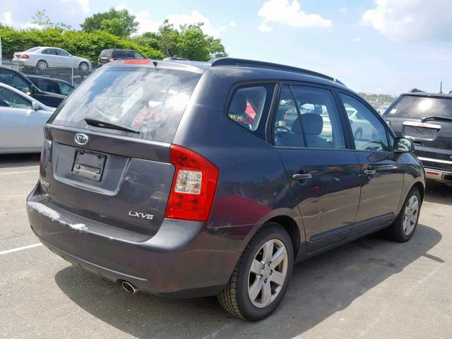 KNAFG526577102736 - 2007 KIA RONDO LX GRAY photo 4