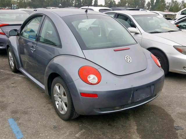 3VWPW31C57M518083 - 2007 VOLKSWAGEN NEW BEETLE رمادي صورة 3