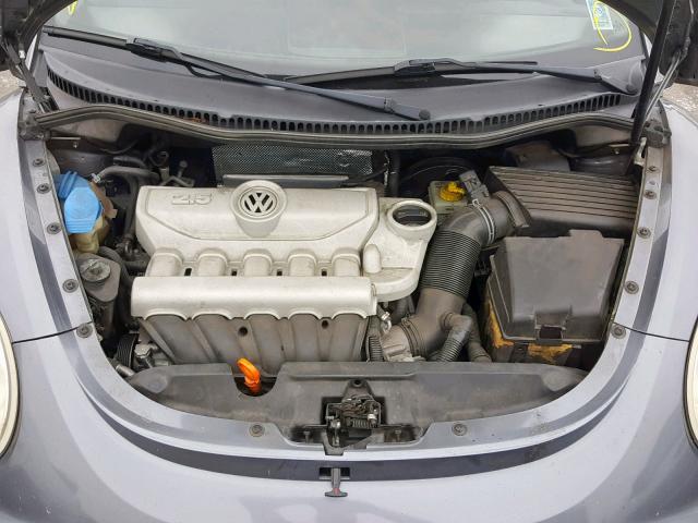 3VWPW31C57M518083 - 2007 VOLKSWAGEN NEW BEETLE رمادي صورة 7