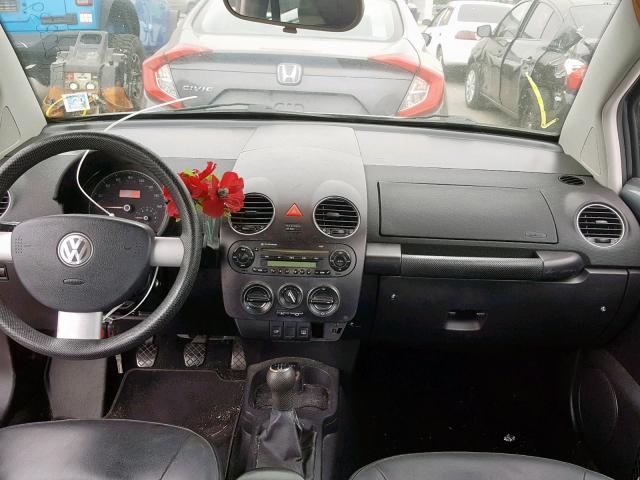 3VWPW31C57M518083 - 2007 VOLKSWAGEN NEW BEETLE رمادي صورة 9