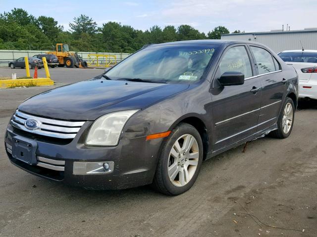 3FAFP08Z76R195490 - 2006 FORD FUSION SEL GRAY photo 2