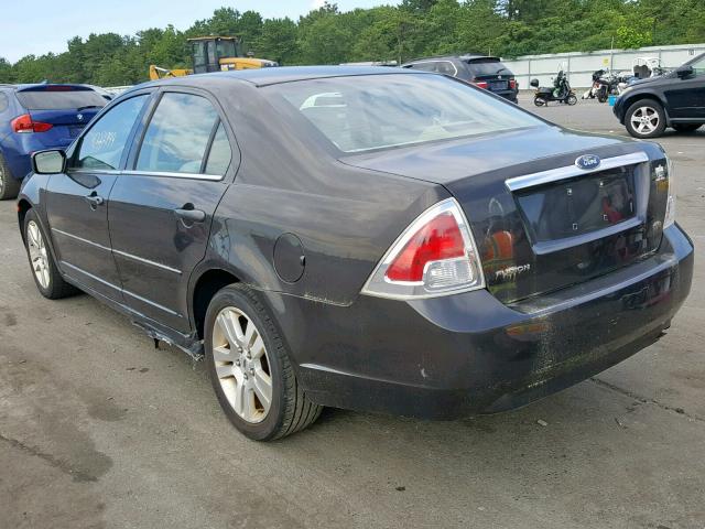 3FAFP08Z76R195490 - 2006 FORD FUSION SEL GRAY photo 3