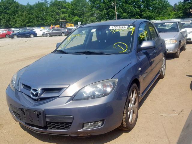 JM1BK344X71759292 - 2007 MAZDA 3 HATCHBAC GRAY photo 2