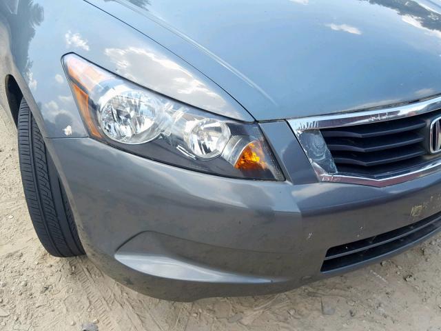 1HGCP25348A121841 - 2008 HONDA ACCORD LX GRAY photo 9