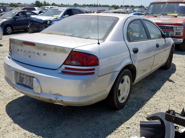 1B3EL36J14N391698 - 2004 DODGE STRATUS SE SILVER photo 3