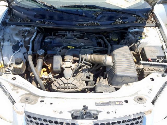 1B3EL36J14N391698 - 2004 DODGE STRATUS SE SILVER photo 7