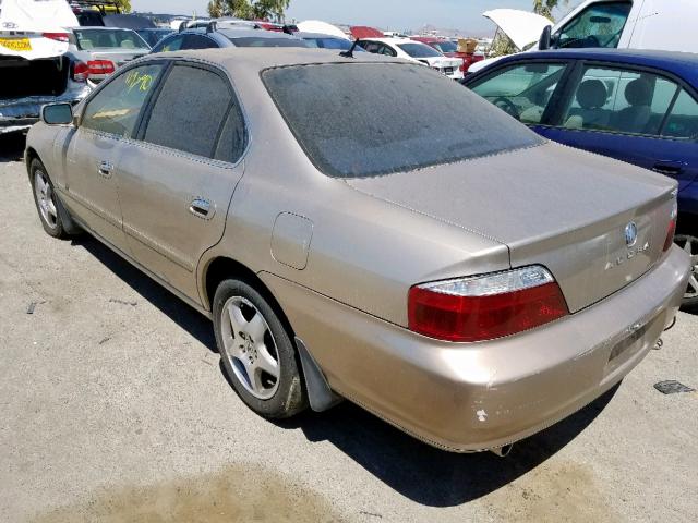 19UUA56793A078387 - 2003 ACURA 3.2TL GOLD photo 3