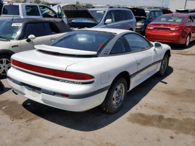 JB3BM44H4PY000424 - 1993 DODGE STEALTH WHITE photo 4