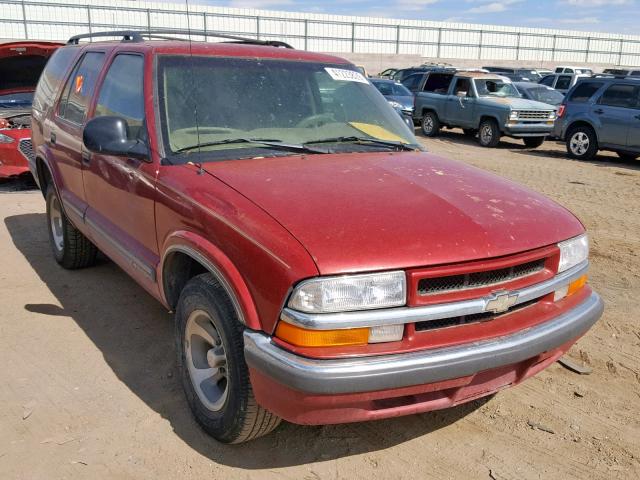 1GNCS13W1W2118432 - 1998 CHEVROLET BLAZER RED photo 1