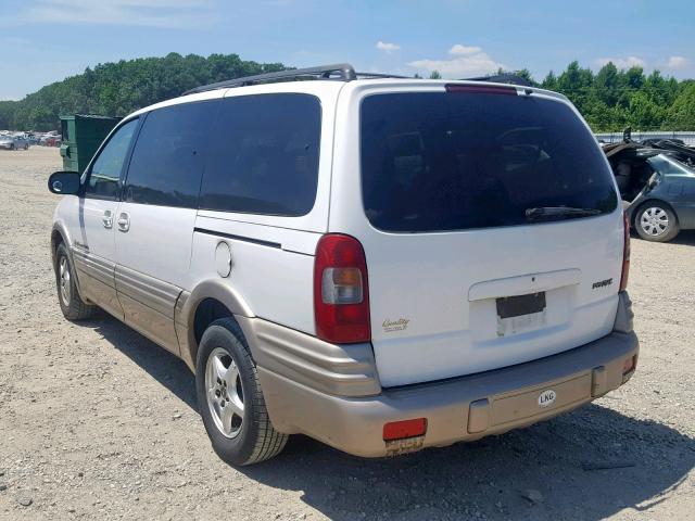 1GMDX03E7XD305871 - 1999 PONTIAC MONTANA / WHITE photo 3