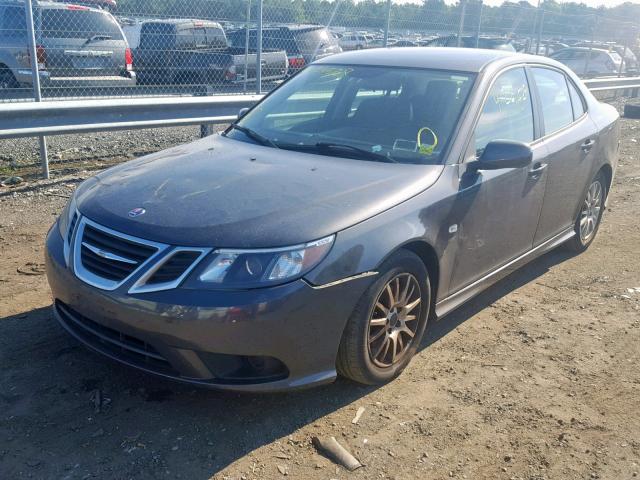 YS3FA4CY9B1301890 - 2011 SAAB 9-3 2.0T GRAY photo 2