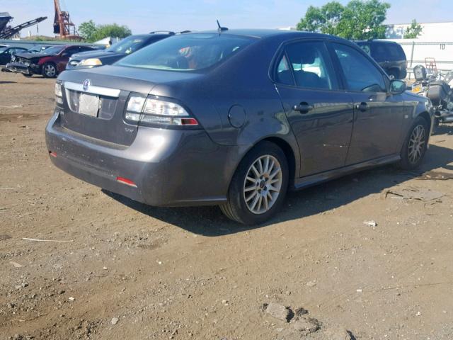 YS3FA4CY9B1301890 - 2011 SAAB 9-3 2.0T GRAY photo 4