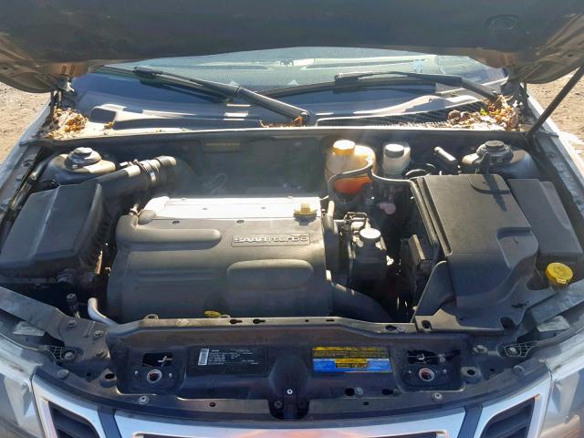 YS3FA4CY9B1301890 - 2011 SAAB 9-3 2.0T GRAY photo 7