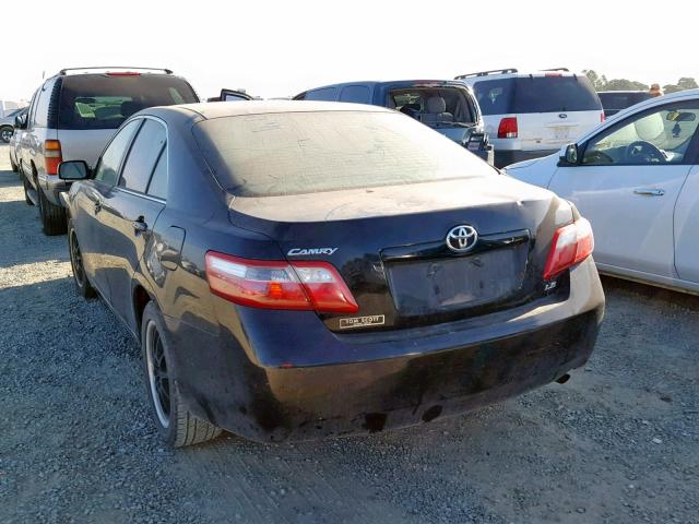 4T1BE46K47U503507 - 2007 TOYOTA CAMRY NEW BLACK photo 3