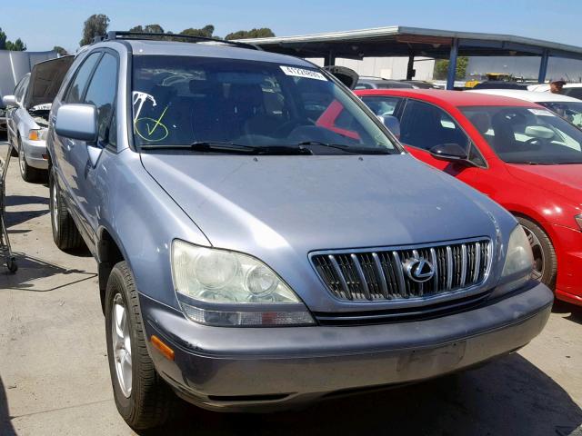 JTJGF10U120121822 - 2002 LEXUS RX 300 SILVER photo 1