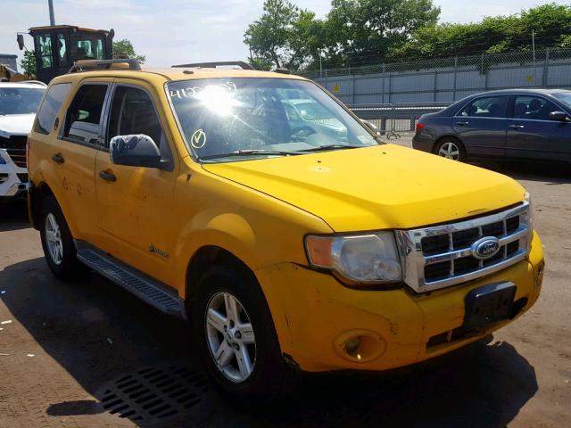 1FMCU49319KC41293 - 2009 FORD ESCAPE HYB YELLOW photo 1