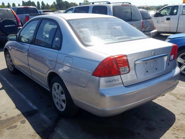 JHMES26713S000922 - 2003 HONDA CIVIC EX SILVER photo 3