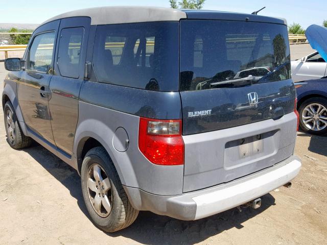 5J6YH28543L027612 - 2003 HONDA ELEMENT EX BLACK photo 3