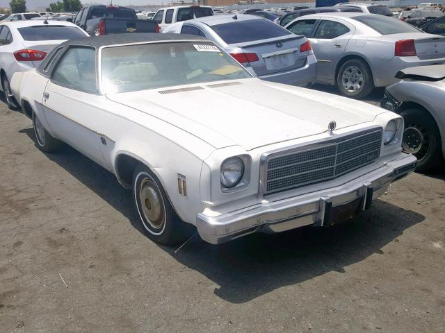 1D37L4Z444280 - 1974 CHEVROLET CHEVELLE WHITE photo 1