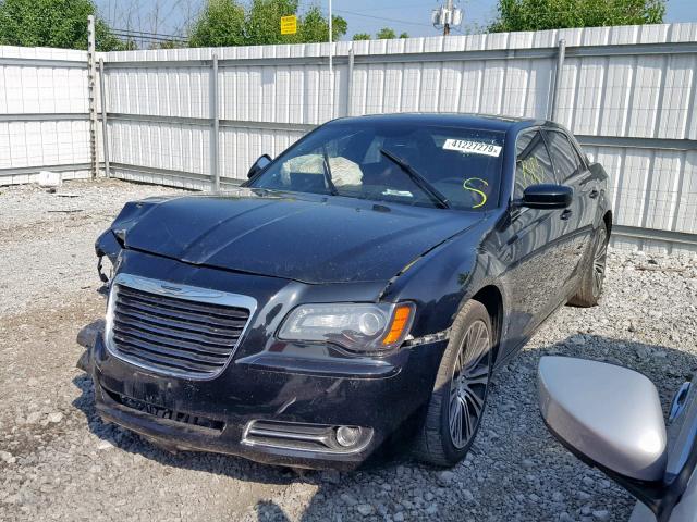 2C3CCABG9DH740169 - 2013 CHRYSLER 300 S BLACK photo 2