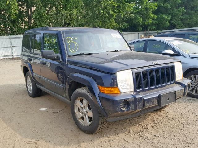 1J8HG48K56C214560 - 2006 JEEP COMMANDER BLUE photo 1