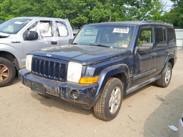 1J8HG48K56C214560 - 2006 JEEP COMMANDER BLUE photo 2