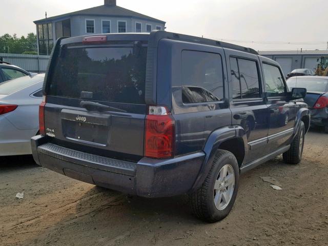 1J8HG48K56C214560 - 2006 JEEP COMMANDER BLUE photo 4
