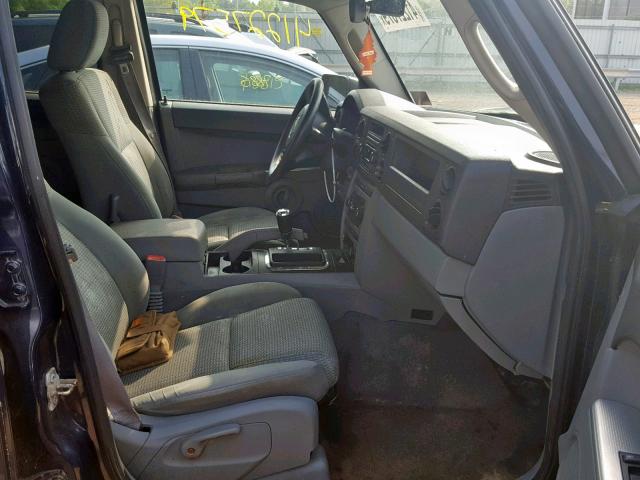 1J8HG48K56C214560 - 2006 JEEP COMMANDER BLUE photo 5