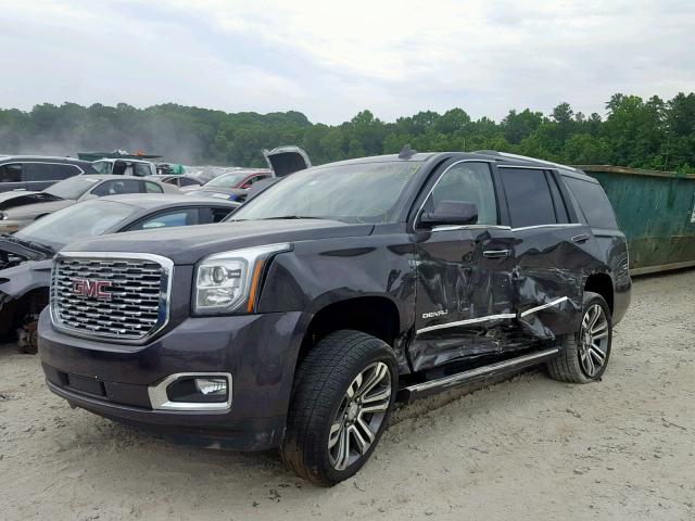 1GKS2CKJ6JR346680 - 2018 GMC YUKON DENA CHARCOAL photo 2