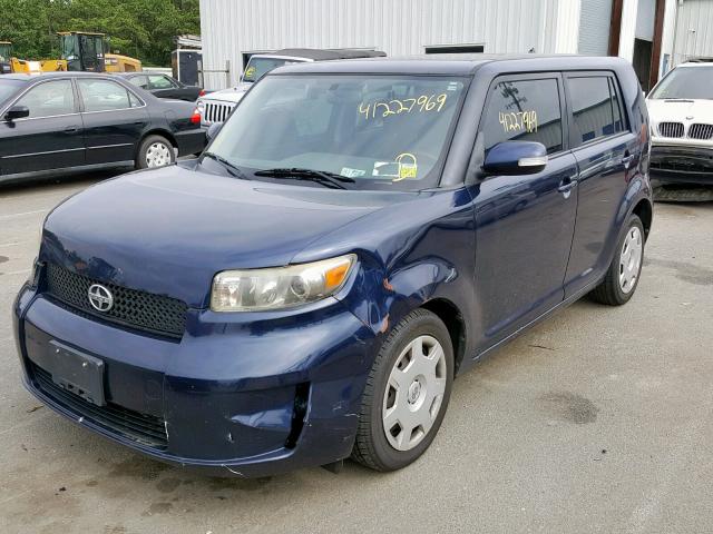 JTLKE50E081052953 - 2008 TOYOTA SCION XB 蓝色 照片 2