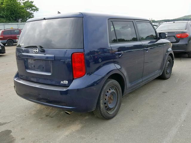 JTLKE50E081052953 - 2008 TOYOTA SCION XB 蓝色 照片 4