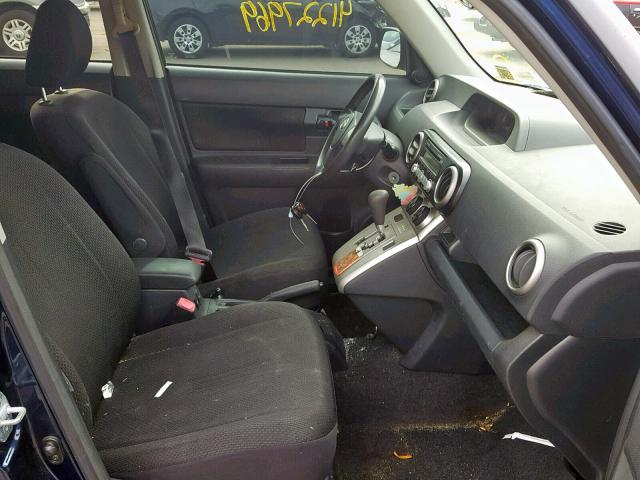 JTLKE50E081052953 - 2008 TOYOTA SCION XB 蓝色 照片 5