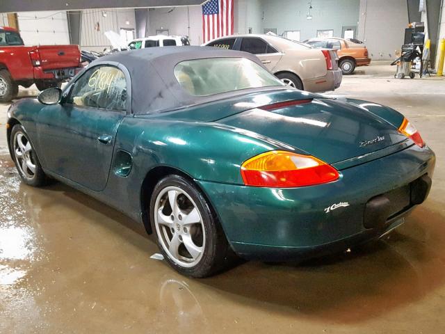 WP0CA29872U620547 - 2002 PORSCHE BOXSTER GREEN photo 3