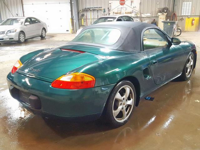 WP0CA29872U620547 - 2002 PORSCHE BOXSTER GREEN photo 4