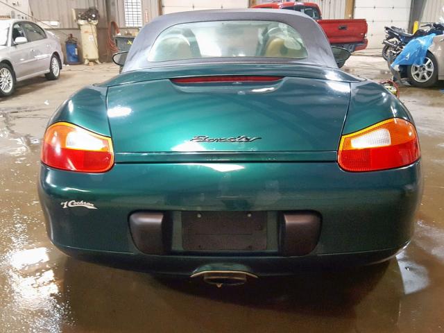 WP0CA29872U620547 - 2002 PORSCHE BOXSTER GREEN photo 6