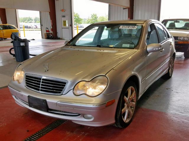 WDBRF40J53F418110 - 2003 MERCEDES-BENZ C 230K SPO SILVER photo 2