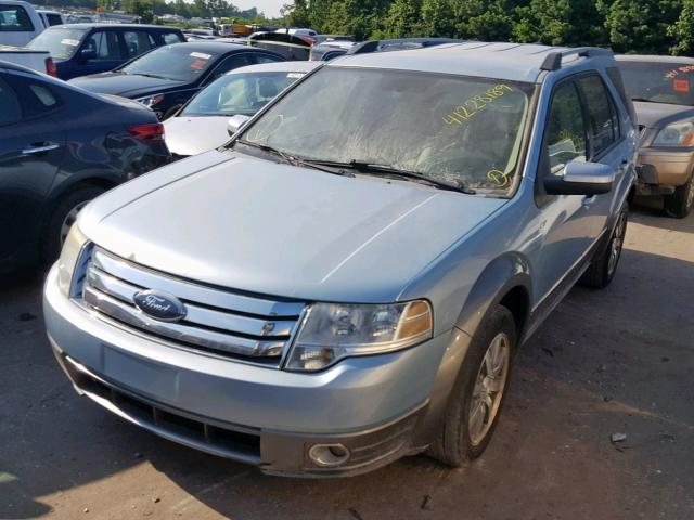 1FMDK02W78GA34836 - 2008 FORD TAURUS X S BLUE photo 2