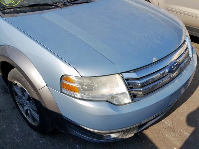 1FMDK02W78GA34836 - 2008 FORD TAURUS X S BLUE photo 9