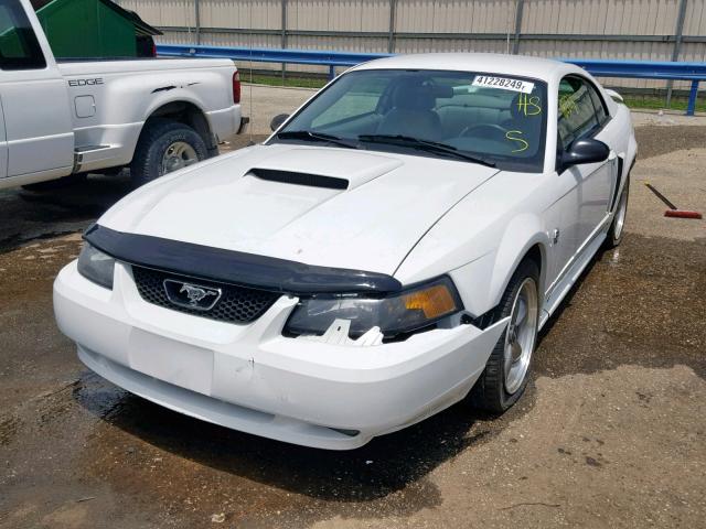 1FAFP42X54F137595 - 2004 FORD MUSTANG GT WHITE photo 2