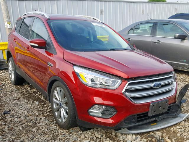 1FMCU9J96HUB27306 - 2017 FORD ESCAPE TIT RED photo 1