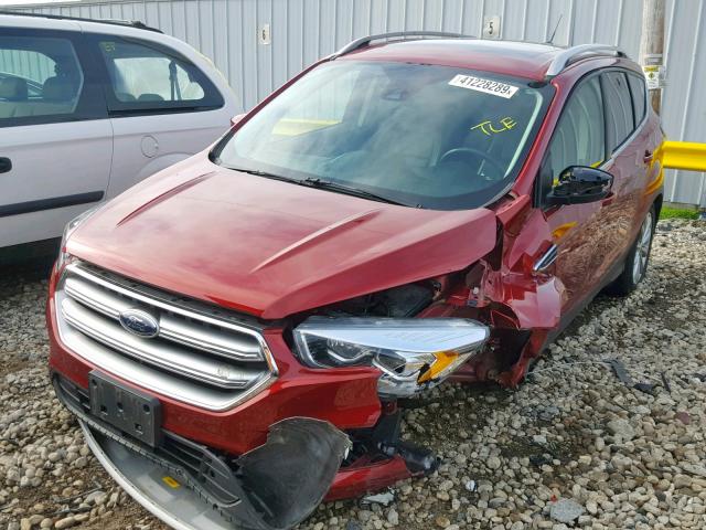 1FMCU9J96HUB27306 - 2017 FORD ESCAPE TIT RED photo 2