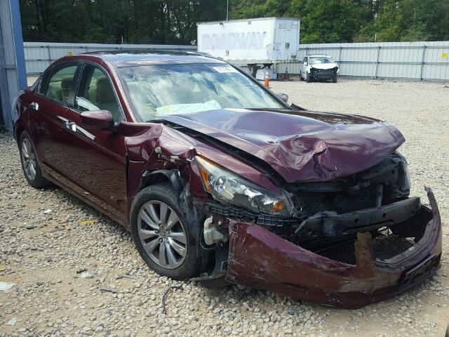 1HGCP3F81CA023178 - 2012 HONDA ACCORD BURGUNDY photo 1