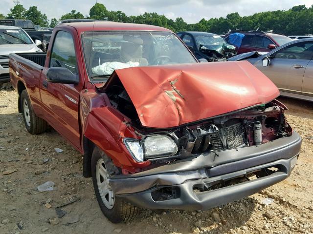 5TENL42N83Z236638 - 2003 TOYOTA TACOMA RED photo 1