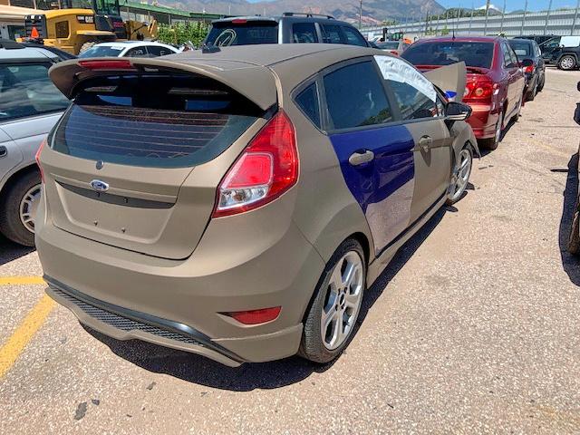 3FADP4GX0FM126930 - 2015 FORD FIESTA ST BLUE photo 4