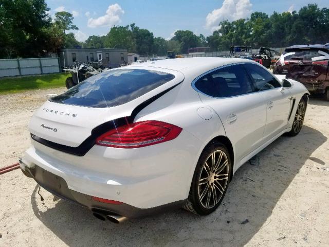 WP0BB2A71EL064001 - 2014 PORSCHE PANAMERA 4 WHITE photo 4