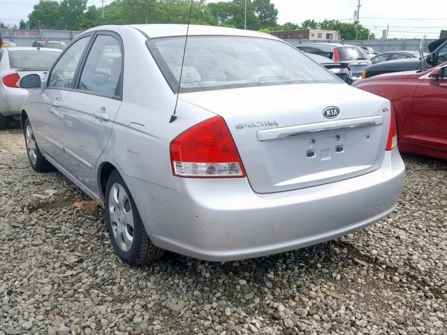 KNAFE121875448472 - 2007 KIA SPECTRA EX SILVER photo 3