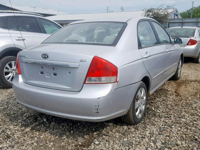 KNAFE121875448472 - 2007 KIA SPECTRA EX SILVER photo 4